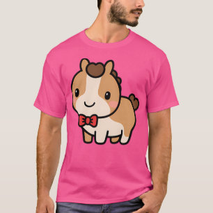 Schattigee Paard Kawaii Bow Stropdas Zoo Dagtrip J T-shirt