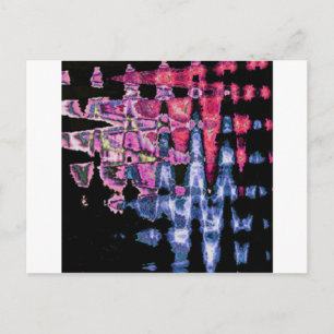  Schattigee Paarse Asgrijs en Zwarte Waterverven Briefkaart