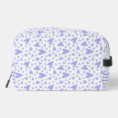 Schattigee Paarse harten - monogram Toilettasje (Achterkant)