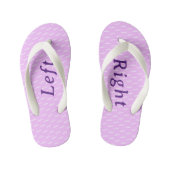 Schattigee Paarse Patterned Kinder Teenslippers (Voetbed)