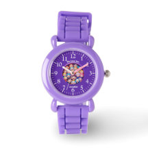 Schattigee paarse Valentijn, cartoon kinder