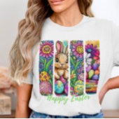 Schattigee paasborstelstreek T-shirt voor dames