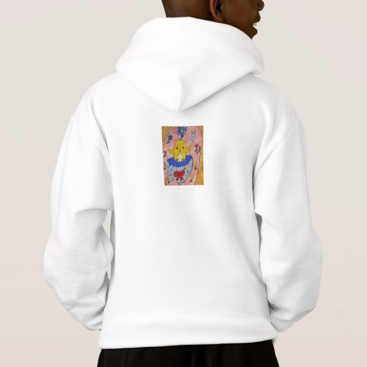 Schattigee paaschick hoodie (Achterkant)