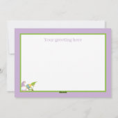 Schattigee paasei kabouters feestdagenkaart (Achterkant)