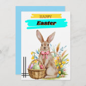 Schattigee paashaas  Kaart (Voorkant / Achterkant)