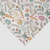 Schattigee Paashaas Scandi Pattern Tissuepapier (Detail)