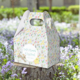 Schattigee Paashaas Spring Tulpen Bloemen Bedankdoosjes