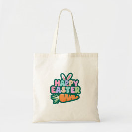Schattigee paashaas voor een positief humeur tote bag