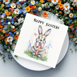 Schattigee  paashaas Waterverf Servet