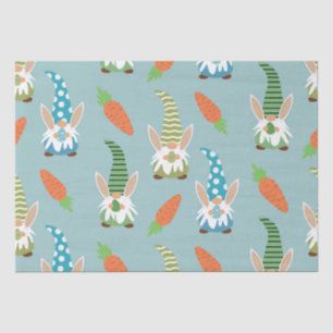 Schattigee paaskabouters die eitjes met wortelen v tissuepapier