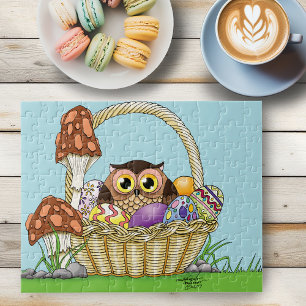 Schattigee paasmand Uil Legpuzzel