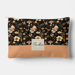 Schattigee paddenstoel en bloemen Herfst Patroon Etui
