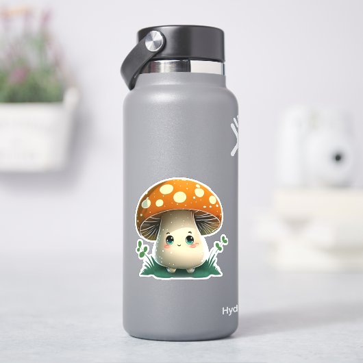 Schattigee paddenstoel sticker pack (HydroFlask)