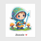 Schattigee paddenstoel sticker pack (Vel)