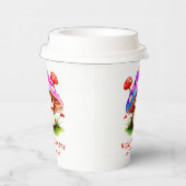 Schattigee paddenstoel Verjaardag Papieren Bekers (Rechts)