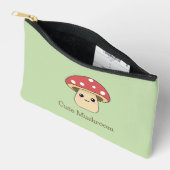 Schattigee paddestoel zipped pouch etui (Open)