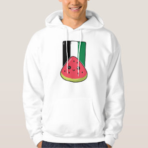 Schattigee Palestijnse vlag met watermeloenvrij Pa Hoodie