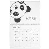 Schattigee Panda Animal Motivation Inspiration Kin Kalender (Feb 2026)