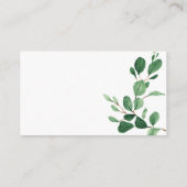 Schattigee Panda Baby shower Waterverf Luier Raffl Informatiekaartje (Achterkant)