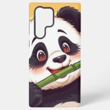 Schattigee Panda Bamboo Hoesje – Speelse Samsung H