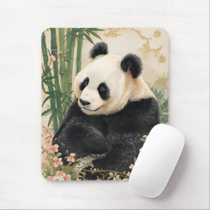 Schattigee Panda Beer Bamboe Art Muismat
