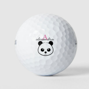 Schattigee panda beer custom Monogram Golfballen