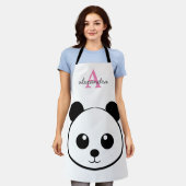 Schattigee panda beer custom Monogram Schort (Gedragen)