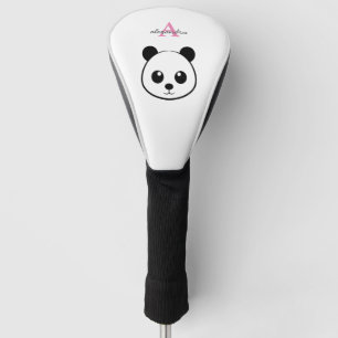Schattigee Panda Beer Golf Head Hoesje met Custom Golfheadcover