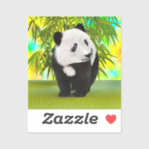 Schattigee Panda Beer Kawaii Dierenvriend Perfect  Sticker