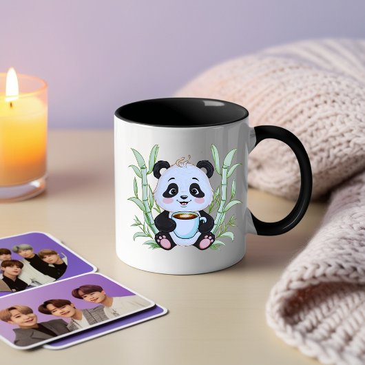 Schattigee Panda Coffee Mok – Schattige bamboe kun