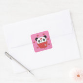 Schattigee Panda Cupcake Sticker (Envelop)