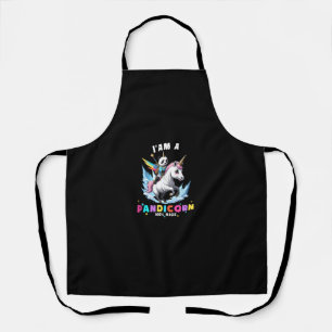 Schattigee Panda Eenhoorn Ik ben een Pandicorn Mag Schort