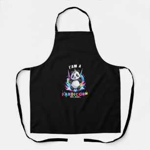 Schattigee Panda Eenhoorn Ik ben een Pandicorn Mag Schort