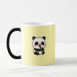 Schattigee Panda Eten Bamboe – Fun Coffee Mok