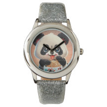 Schattigee Panda eten Ramen