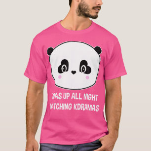 Schattigee Panda Funny Korean K-Drama K-Pop Teen G T-shirt