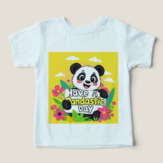 Schattigee panda: "Heb een Pandastische Dag" (Design voorkant)