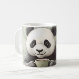Schattigee Panda met een Mok, Koffie Mok