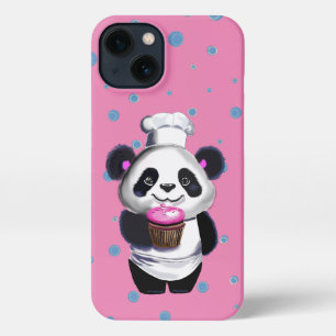 Schattigee Panda Polka Dot iPhone 13 Hoesje