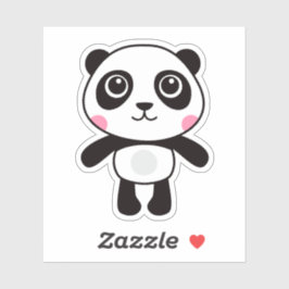 Schattigee panda stickers