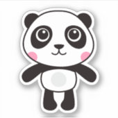 Schattigee panda stickers (Voorkant)