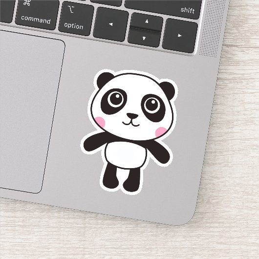 Schattigee panda stickers (Detail)