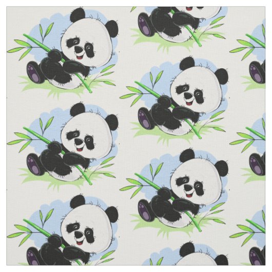Schattigee Panda stof 1/4 (Swatch)