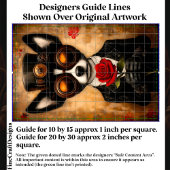 Schattigee Papillon Dog, Goggles, Red Rose CQ6 Dec Tissuepapier