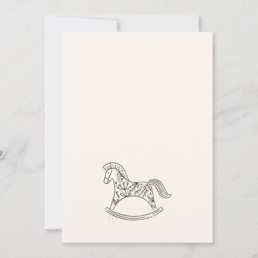 Schattigee pasgeboren baby-slaap kaart (Achterkant)