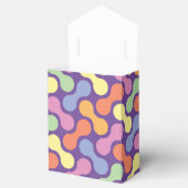 Schattigee Pastel Abstract Snoep Blob Pattern Bedankdoosjes (Geopend)