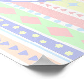 Schattigee pastel Baby Print (Hoek)