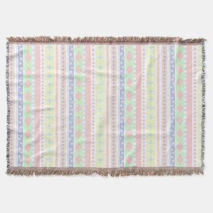 Schattigee pastel Baby Print Deken