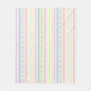 Schattigee pastel Baby Print Fleece Deken