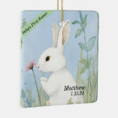 Schattigee Pastel Bunny Easter Keramisch Ornament (Rechts)